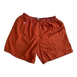 Vintage SETS Volleyball Nylon Burnt Orange Shorts Size M
